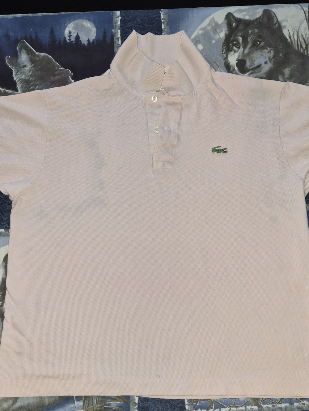 Lacoste Pale Pink Polo